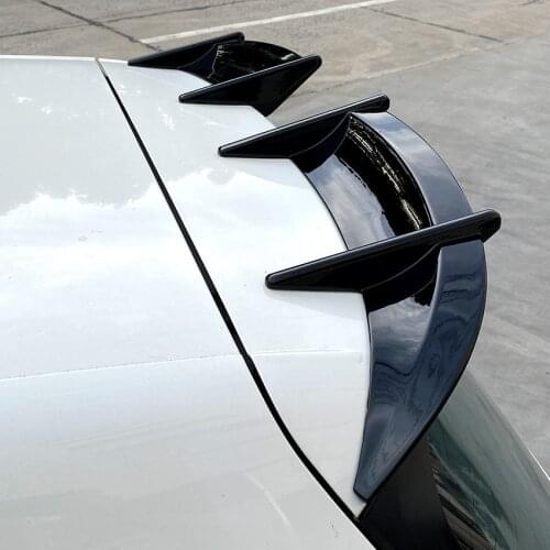 For Volkswagen VW MK6 Golf MK6 GTI R Accessories Car Modification AK Type Window Spoiler Roof Spoiler Wing Rear Door Spoiler