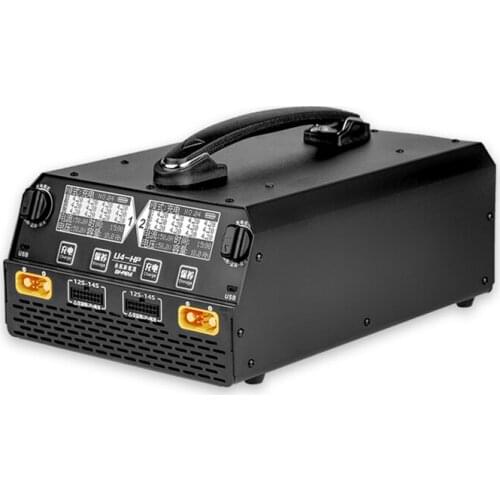 Balance Charger Dual Channel for LiPo/LiHv 6S-14S Battery 2500W 25A EV-PEAK U4-HP