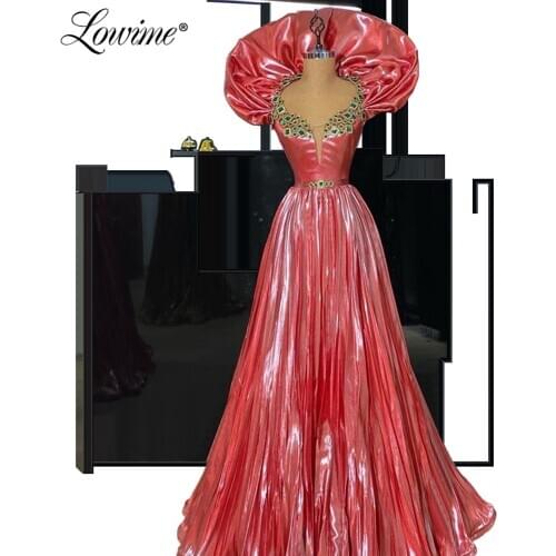 Sparkly Pink Prom Dresses Plus Size Evening Gowns 2020 Celebrity Dresses Woman Party Night Dubai Evening Wear Abendkleider 2020