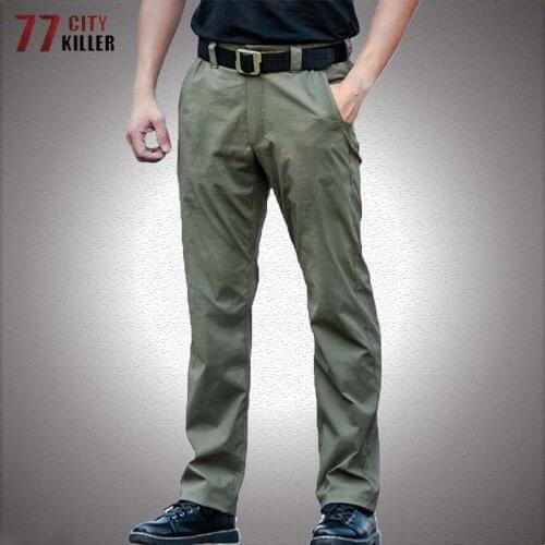 IX6 Tactical Pant Men Multi-pocket SWAT Combat Commute Cargo Trousers Mens Cotton Military Waterproof Wear-resistant Army pants