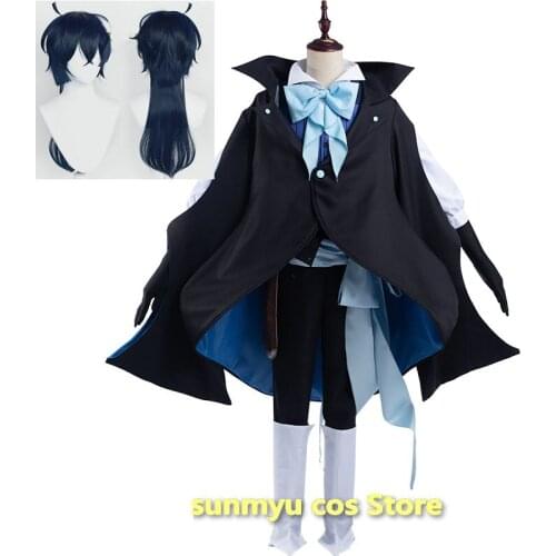 The Case Study of Vanitas Vanitas Cosplay Costume With Earrings Vanitas no Carte Vanitasu no Karute Cosplay Halloween
