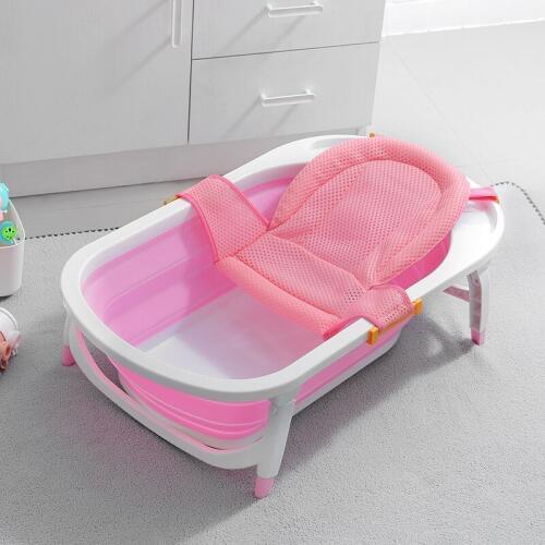 Baby Folding Bathtub Baby Bathtub Household Newborn Thickening Bathtub Foldable Basin Childrens Bathtub Without Cushion