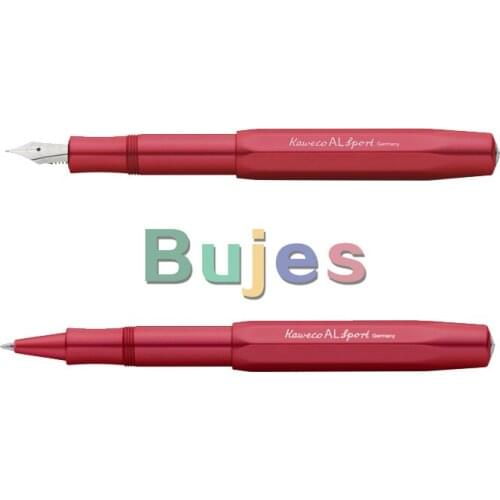 Kaweco AL sport Fountain Pen Limited Edition Deep Red,Extra Fine Nib,matte deep red finished aluminum ,0.7/0.5mm