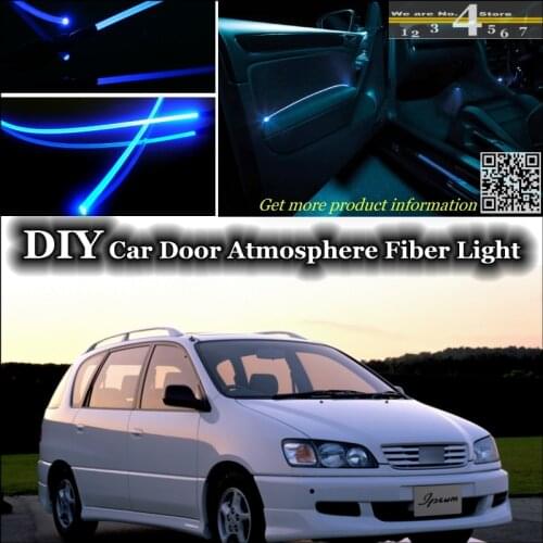 Interior Ambient Light Tuning Atmosphere Fiber Optic Band Lights For TOYOTA Ipsum Picnic SportsVan Avensis Verso Inside Door