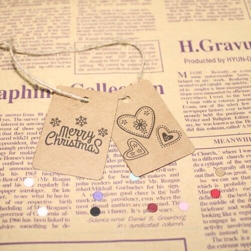 100pcs Kraft Paper Handmade with Love Jewelry Cards,necklace\earring\Hairpin Packing Cards Holder Set Jewelry Displays Card Tags