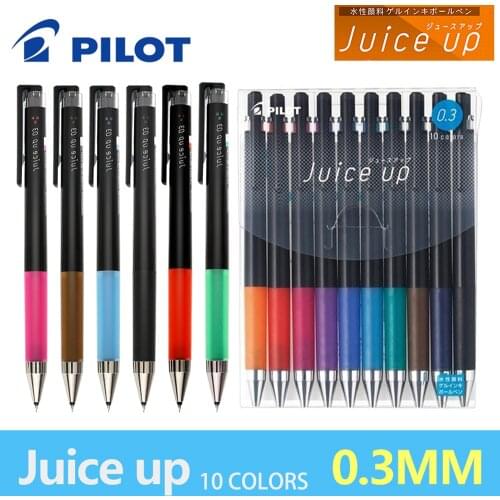 2021 New Japan Pilot Juice Up Juice Pen 0.3mm Upgraded Gel Pen 10 Color Set LJP-20S3 New Nib Writing Smoothly