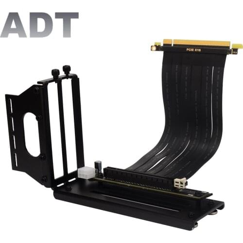 New 6 Pin Power PCI- E 3.0 16X Graphics Card Vertical Kickstand/base ATX Riser Cable For Rtx 3060 Ti 3070 3080 BTC XRP Miner