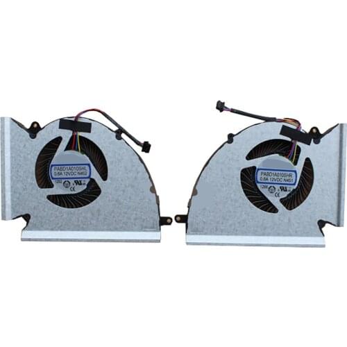 New CPU GPU VGA Cooling Fan For MSI GP76 GE76 PABD1A010SHL N451 N452 COOLER