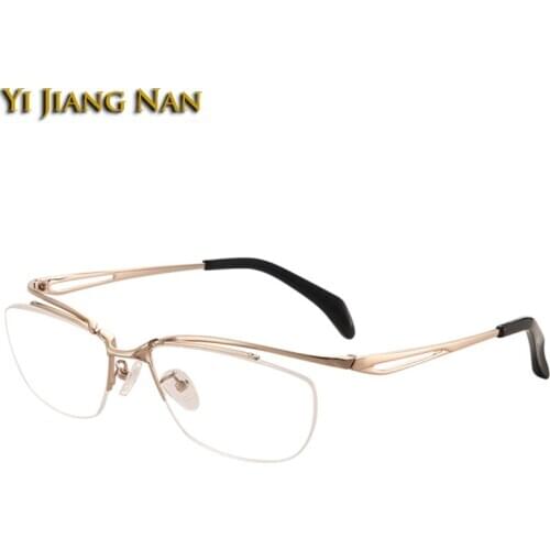 Top Quality Pure Titanium Men Optical Glasses Frames Ultra Light Prescription Eyewear Spectacle Occhiali Da Vista Uomo for Women