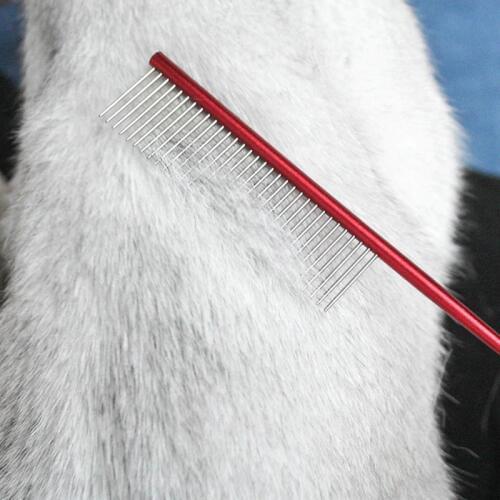 Professional Dog Comb Stainless Steel Grooming Comb Dog Cat Hair Beauty Cleaning Comb For Dogs Pet Grooming Supplies
