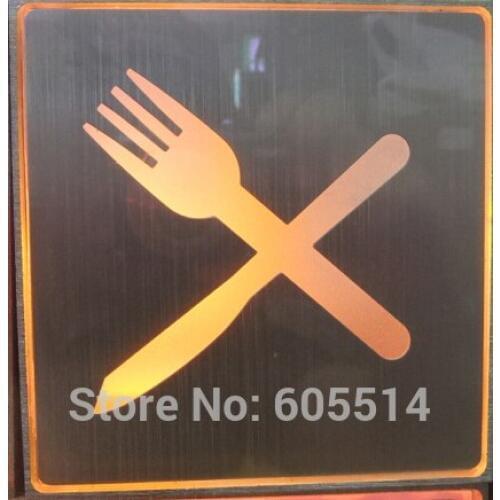 [Seven Neon]Free shipping 10sets 200*200*30mm square shape led singnal light led indicator for eating signal