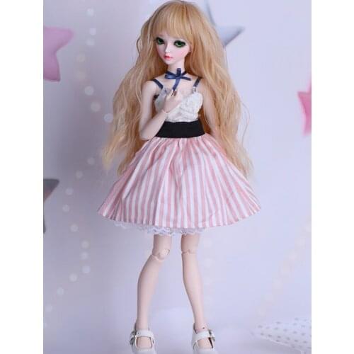 1/4 scale BJD doll Cute sweet girl BJD/SD Resin figure doll DIY Model Toy gift. full set with Clothes,shoes,wig A0276Chloe MSD