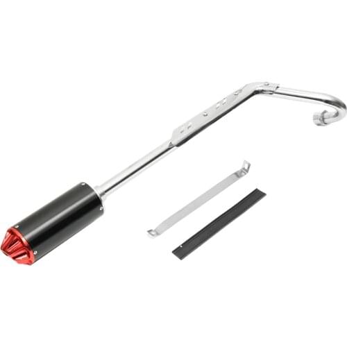 CNC Motorcycle Exhaust Pipe System Muffler Universal For HONDA XR50 CRF50 For Yamaha For Suzuki 110cc 125cc 140cc Pit Dirt Bike