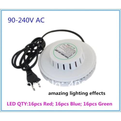 Modern led round holiday mini laser 8W 48leds 90-240V LED RGB led stage lights wall light fixture for decoration