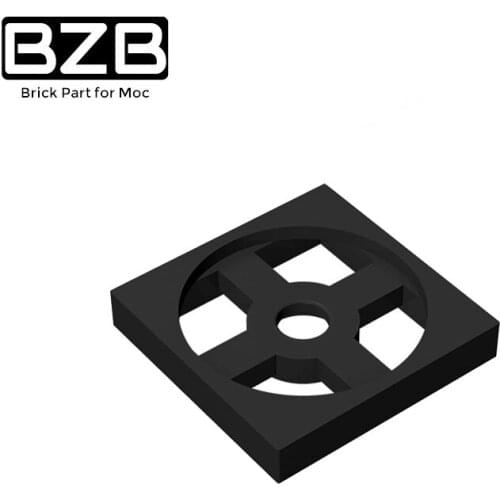 BZB MOC 3680 2x2 Rotating Plate Base Creative High-tech Building Block Model Kids Toy DIY Brick Parts Best Gifts