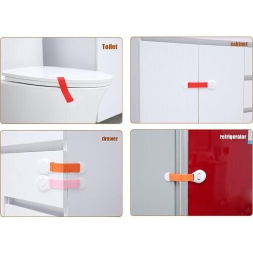10 Stuks/Safety Lock Baby Kind Veiligheid Care Plastic Lock Met Baby Baby Bescherming Lade Deur Kabinet Kast Wc