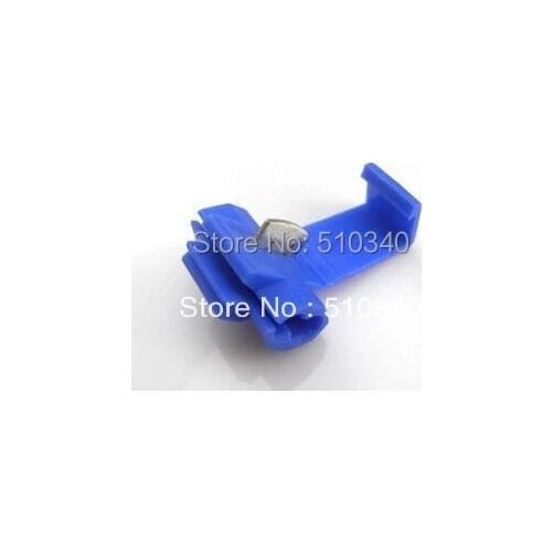 300PCS Free shipping Blue Scotch Lock Quick Splice 18-14 AWG Wire Connector wire connection car