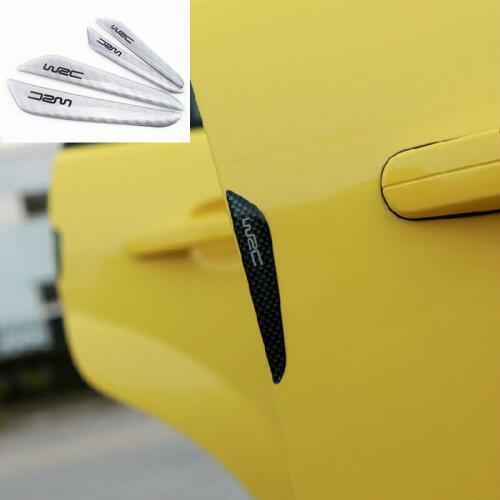 4pcs/Set Car Anti-Collision Strip Auto Door Bumper Edge Guards Sticker Car Scratch Protection Tape Car accessories
