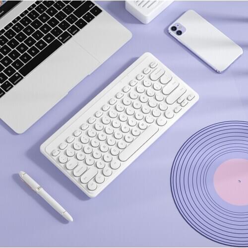 Wireless Keyboard Mini Round Button Gaming Keyboard For Macbook -Lenovo Dell -Asus Laptop -iPad Tablet Computer Keypad
