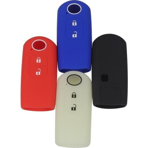 Kutery 3 Buttons Key Case Silicone Protect Shell For Mazda CX-5 Axela / Mazda 6 Atenza CX-7 CX-9 MX5