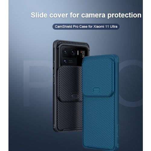 For Xiaomi 11 Ultra Cover Mi 11 Ultra Case NILLKIN CamShield Slide Camera Protect Privacy Back Cover for Xiaomi Mi11 Ultra