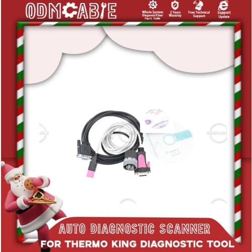 Thermo King forklift diagnostic tool with Wintrac5.7 version 5 pin diagnosis cable USB Flashload Device Thermo King scanner tool