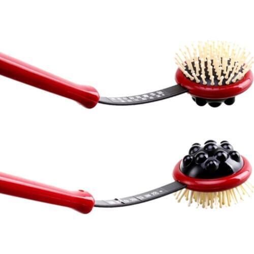 Dual Use Body Head Massage Telescopic Extendable Back Scratcher Massager Back Scratcher Telescopic Massage