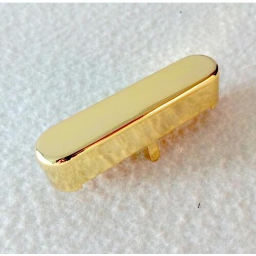 Quality pickup parts Nickel silver tele guitar pickup cover in Gold Color for standard tl neck guitar pickup