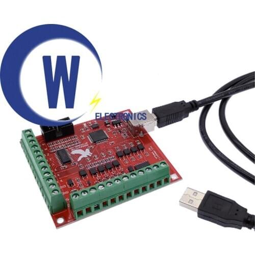 Cnc control card USB interface mach3 100K4 axis motion control card with handwheel interface for engraving machine woodworking
