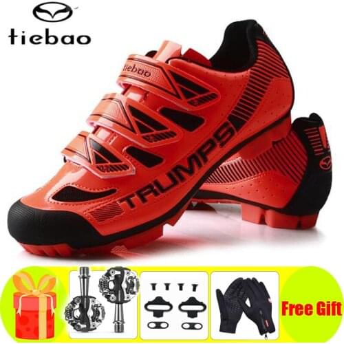 Tiebao Men Cycling Shoes Women Mountain Bike Breathable Shoes Non-slip MTB Bicycle Shoes Sneakers Sapatilha Ciclismo Mtb Shoes