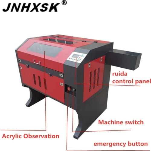 JNHXSK laser engraver cutter machine 6040 W2 reci desktop red router 6442S