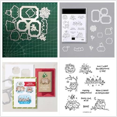 Halloween Metal Cutting Dies and Stamps for DIY Scrapbooking Photo Album Decorative Embossing DIY Paper Cards Cut Die 2021