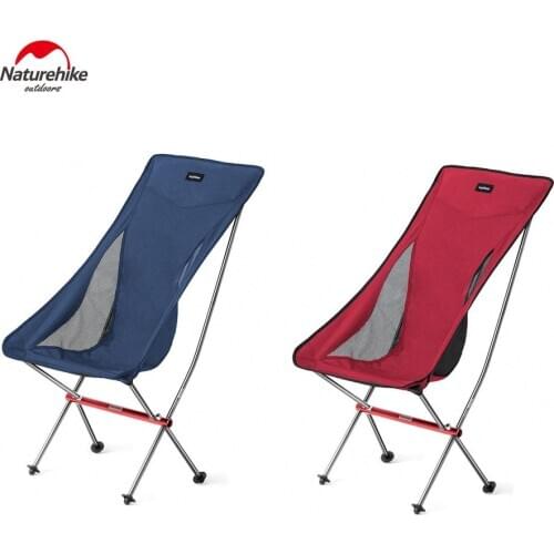Naturehike YL06 Folding Chair Camping Beach Chair High Load Aluminiu Fishing Hiking Picnic BBQ Seat Outdoor Tools Portable