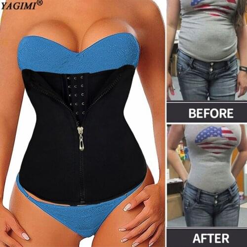 Sheath Trimmer Cincher Colombian Girdles Shapewear Fajas Body Shaper Slimming Corset Women Waist Trainer Workout Sweat Belts