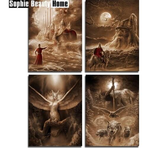 Full Drill Diamond 5D DIY Diamond Painting Army and Wolf Diamond Embroidery Cross Stitch Rhinestone Mosaic Patterns 060607