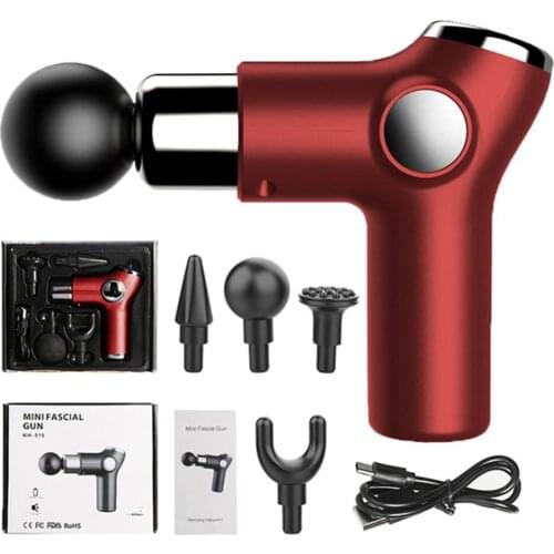 Practical Portable Mini Massager Deep Tissue Reduces Pain Light Weight Low Noise Long Battery Life Tool