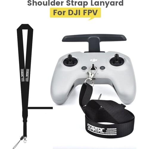 DJI FPV Remote Controller Anti-Lost And Non-Slip Durable Neck Strap Adjustable Lanyard Neck Sling for DJI FPV Drone Accessories