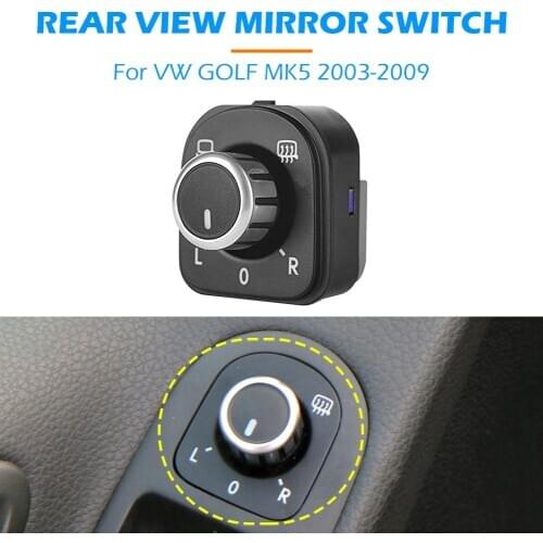 Mirror Adjustment Mirror Switch Knob for Volkswagen Express Rearview Mirror Switch Passat B6 Volkswagen Touan Jetta A5 Metten