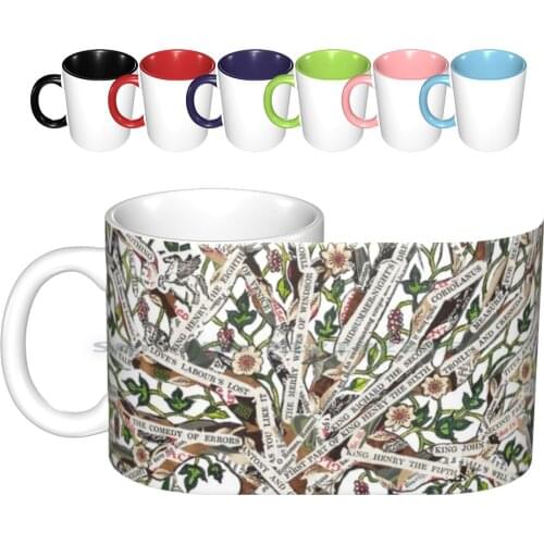 Shakespeare Tree By Sue Trickey Art Ceramic Mugs Coffee Cups Milk Tea Mug Shakespeare Plays Shakespeare Shakespeare Shakespeare