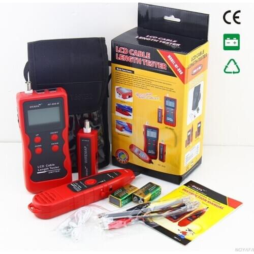 YOUYSI NF-868 Cat5e Cat6e Network cable tester RJ11 Rj12 lan anti-jamming wire tracker cable length tester
