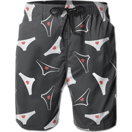 Female Panties Pattern Quick Dry Swimming Shorts For Men Swimwear Man Swimsuit Swim Trunks Summer Bathing Beach Wear