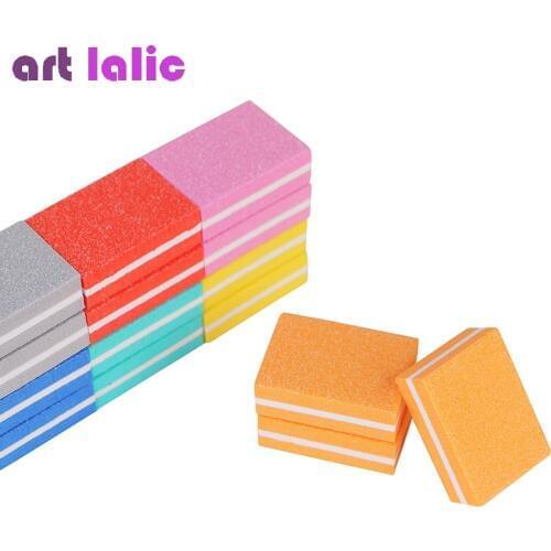 10Pcs/set Nail Art Buffer Blocks Files Sanding Block Sponge Square Shape Polishing Manicure Pedicure Accessory Tool Set