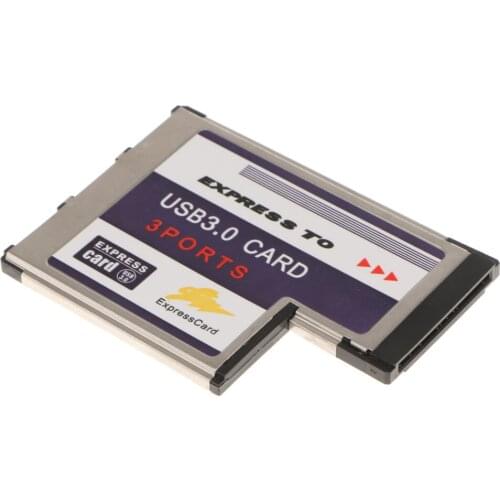 33 Port Hidden Inside USB 3.0 USB3.0 to Expresscard Express Card 54 54mm Adapter Converter 900mA For Laptop