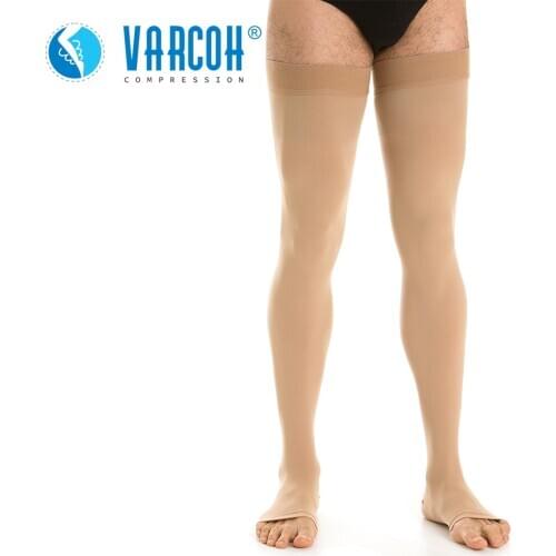 Compression Stockings Men Women,Open Toe,20-30 mmHg Graduated Support Socks DVT,Maternity,Pregnancy,Varicose Veins,Shin Splints