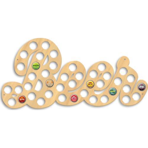 Drink Up Beer Bottle Cap Holder Wine Caps Collector Beer Word Art Unique Gifts for Beer Lover Great Idea for Game Room Man Cave