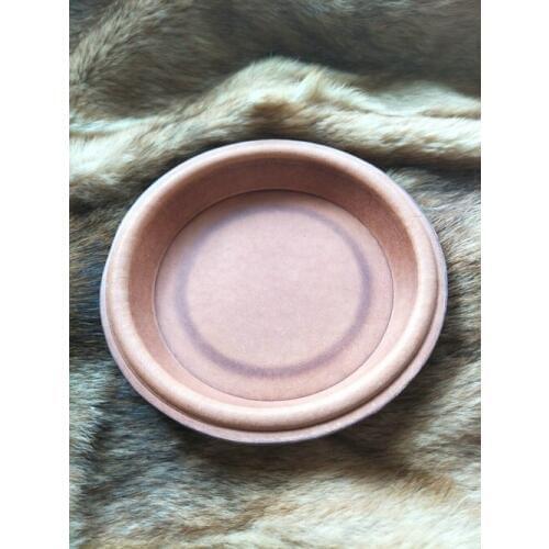 Designer leather craft template 3D round tray modeling plastic fixed mould leather punches tool set deri el aletleri