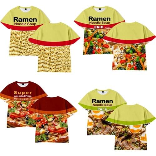 3D Printed Japanese Ramen T-shirt Men Women Tops Fashion Kids t shirts Casual Harajuku Boys Girls Popular Hip Hop Cool t-shirt