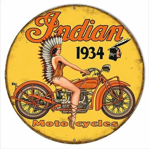 S50350# 10/13/15/17CM Personality PVC Decal Indian Motorcycle Pin Up Girl Waterproof Car Sticker on Motorcycle Laptop Decorative