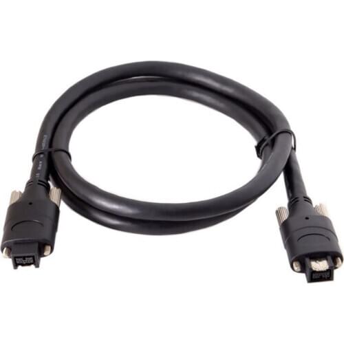 Ilink Firewire 800 IEEE1394 IEEE 1394 9P Plug to 9 Screw type Mount Camera Cable 1.0m 100cm Firewire IEEE 1394 cable