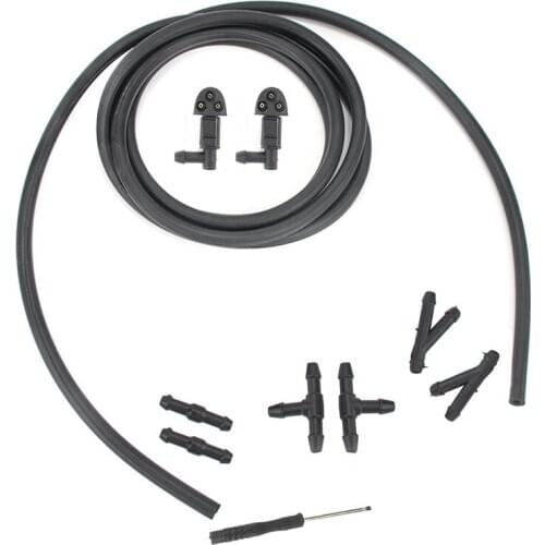 Windshield Hood Nozzle 3 Hole Car Windshield Washer Wiper Water Spray Nozzle Set for Chevrolet Cruze 2009-2014 94556605